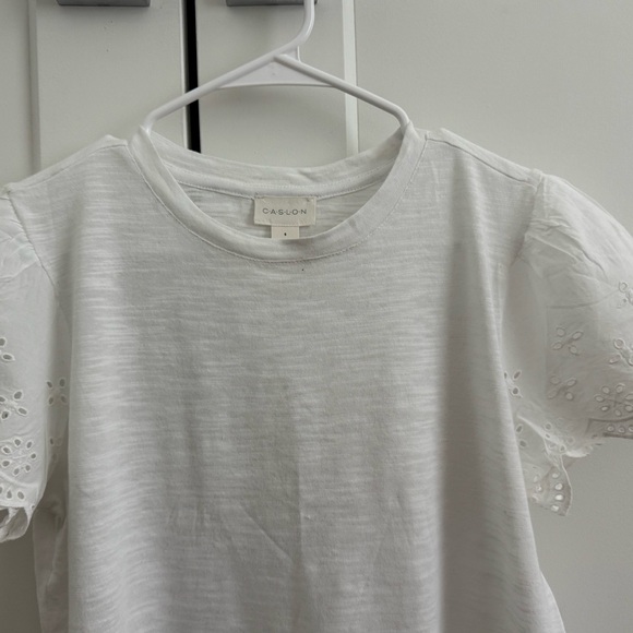 Caslon Soft White Tee - Picture 5 of 5